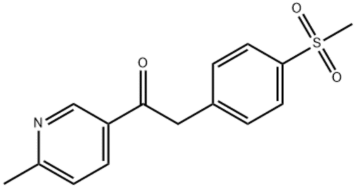 2-(4-MESYLPHENYL)-1-(6-METHYLPYRIDIN-3-YL)- ETHAN-1-ONE