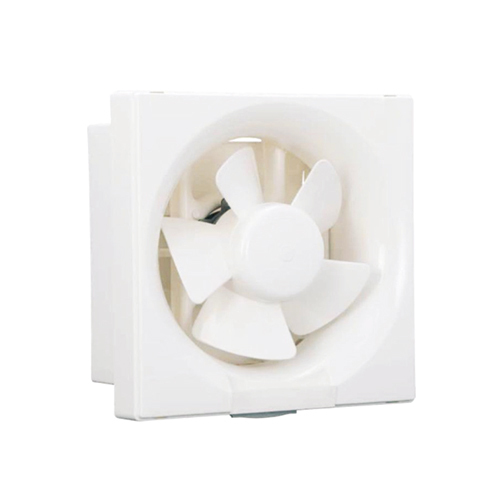 8 Inch Ventilation Fan - Plastic 5 Blades Wall Mounted Design | White Finish Electrical Power Source 2-Year Warranty