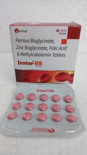 Ferrous Bisglycinate Zinc Bisglycinate Folic Acid Methylcobalamin