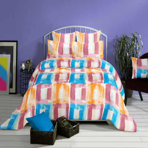 Printed Bedsheet with Pillow Cover