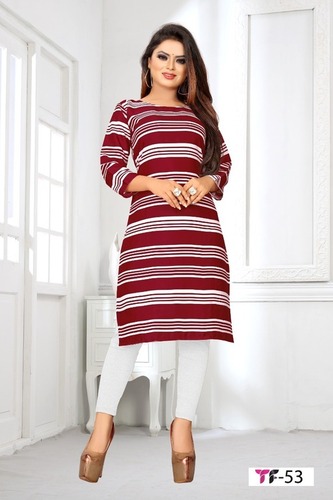 CREPE  KURTI