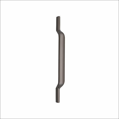 Furniture Hardware Zinc Cabinet Handle Satin Black Finish 4 Inches We 207