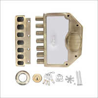 Steel Door Lock Antique Finish 7 Bolts Osk - Usage: Commercial