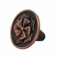 Zinc Knob - 1.5 Inches, Copper Antique Finish | Ideal For Cabinet, Commercial Or Household Use, Lightweight 0.2 Kg