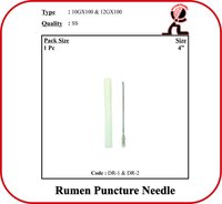 Rumen Puncture Needle - 12g X 100 Mm - Application: Hospital