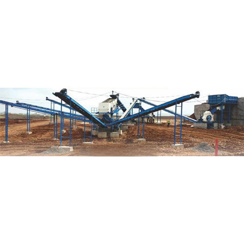 Semi-Automatic Industrial Stone Crusher Plant