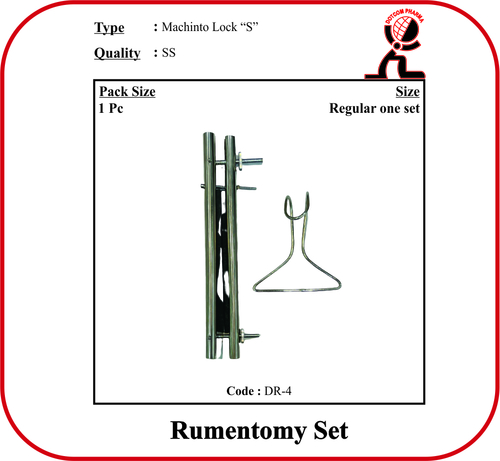 Rumenotomy Set Machinto Lock S