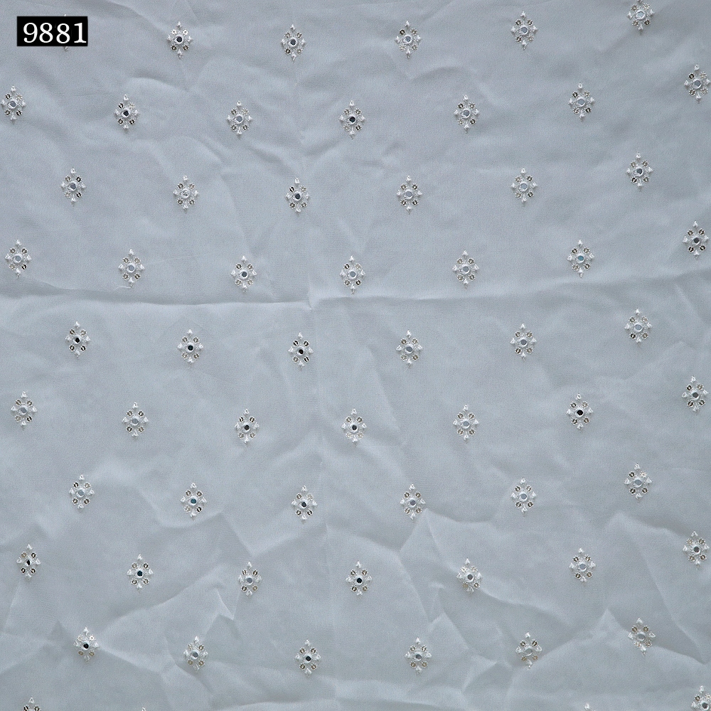 Butti Georgette Fabric