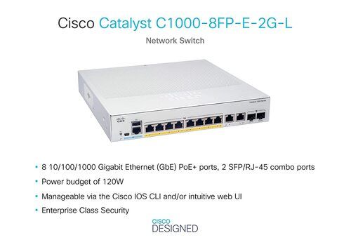 CISCO Catalyst Switches C1000-8FP-E-2G