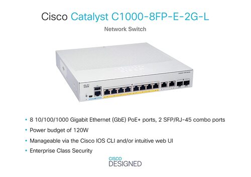 CISCO Catalyst Switches C1000-8FP-E-2G