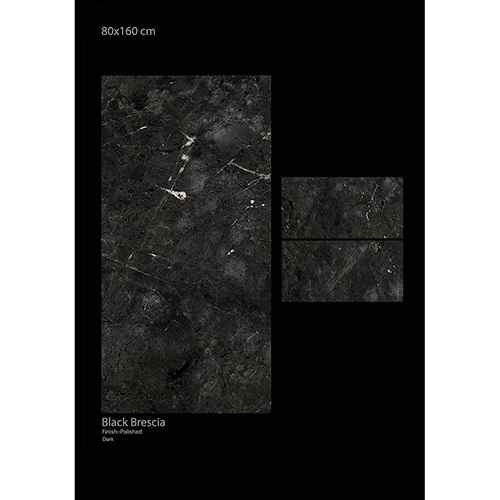 Black Brescia Floor Tiles