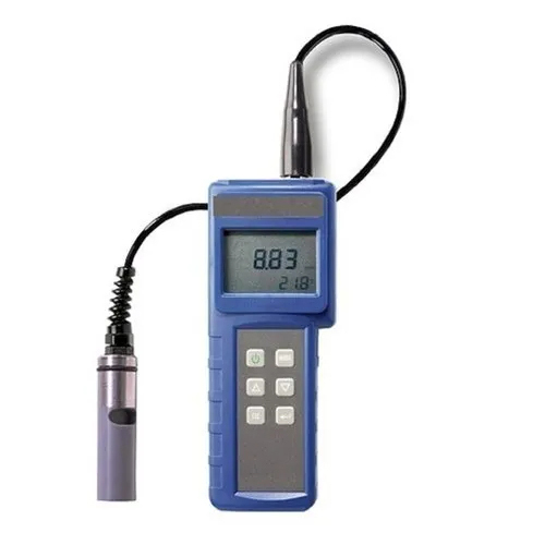 Conductivity Meter - Sterilized Waterproof Design | Portable Handheld & Benchtop Functionality, Blue Rectangle Shape