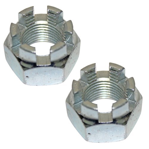 MS Castle Nuts - Stainless Steel, Polished Finish | Long Life Service for Industrial Applications