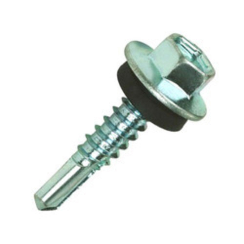 Fine Thread Hex Head Self Drilling Screw - Stainless Steel, Polished Finish | Long Life Service for Industrial Applications