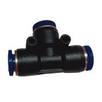 Pneumatic Tee - Stainless Steel, Various Sizes Available | Ideal For Industrial Applications, Durable And Reliable Performance