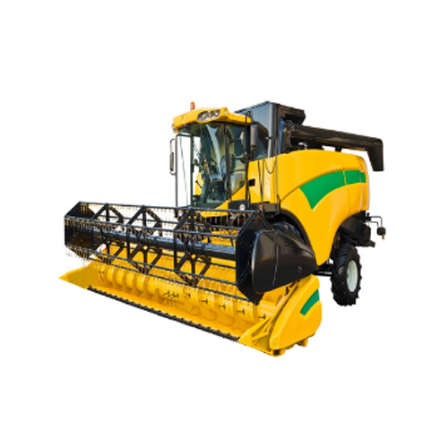 Agricultural Combine Harvester - Automatic Operation Yellow Color | Advanced Harvesting Efficiency