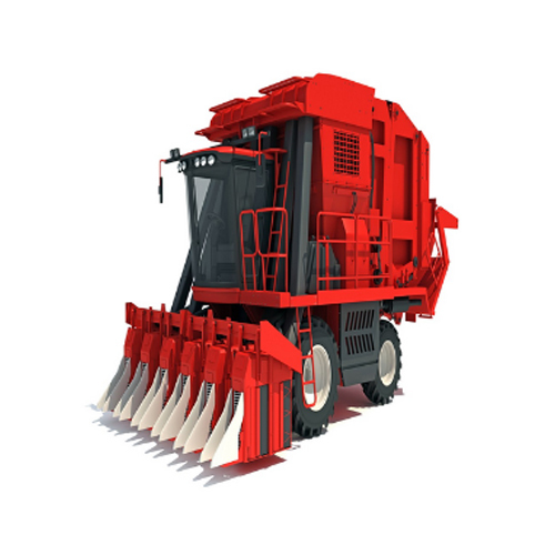 Red Agriculture Cotton Picker Harvester