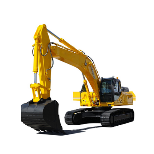 Yellow Earthmoving Bulldozer