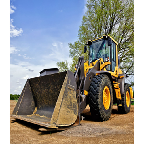 Yellow Construction Bulldozer