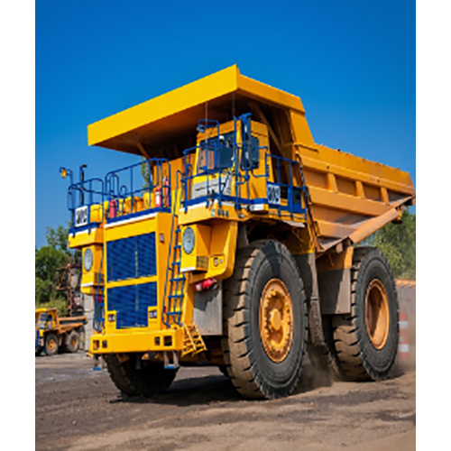 Yellow Construction Dump Truck