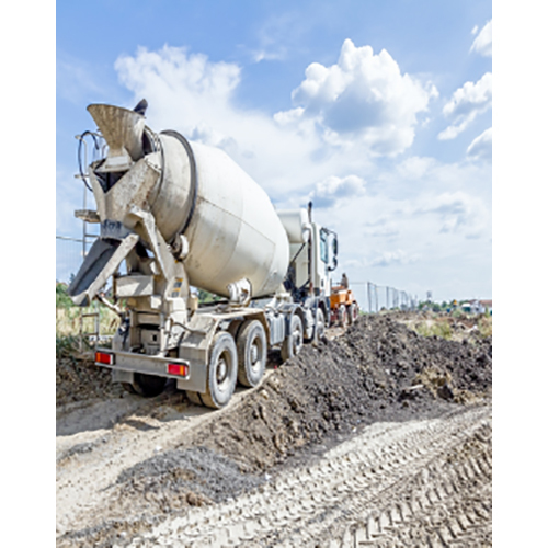 Concrete Mixer - White Color | Ideal for Construction Applications and Durable Performance