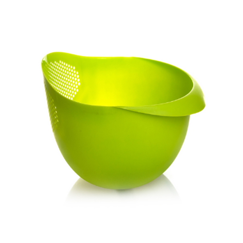 Green Plastic Colander