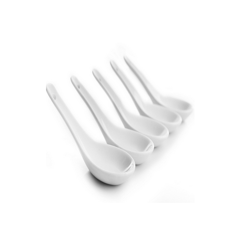 White Soup Spoon
