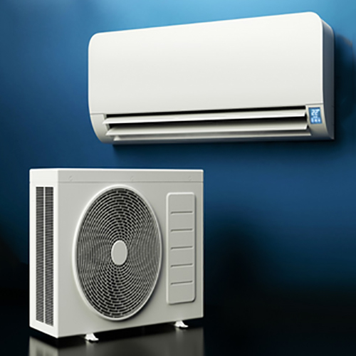 White Electric Air Conditioner