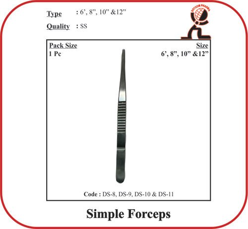 Simple Forceps Straight 12 Inch