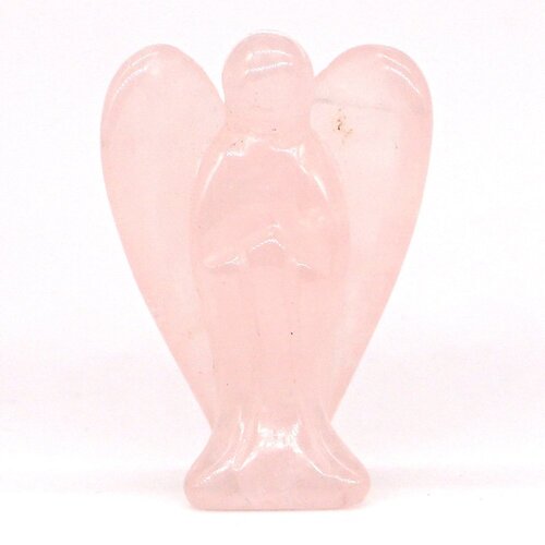 Natural Rose Quartz Gemstone Angel