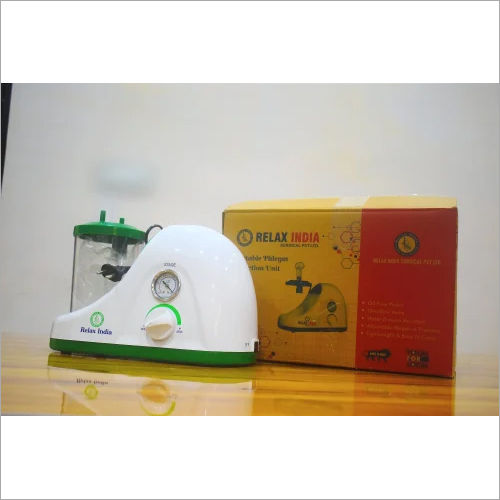 Portable Pehlgum Suction Machine - Material: Plastic