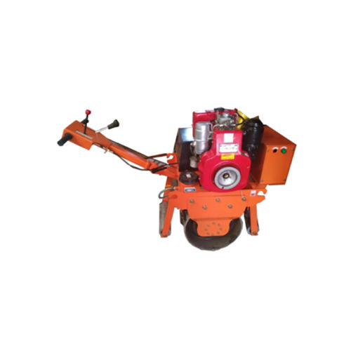 Orange Walk Behind Single Drum Vibration Roller