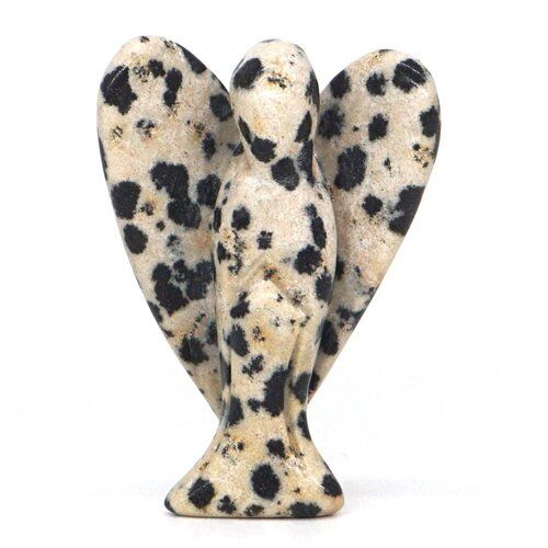 Natural Dalmatian Jasper Stone Gemstone Angel