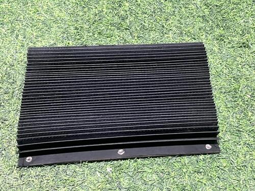 Milling Machine Bellow Cover - High-Grade FR 01 Fabric, 900 GSM, Black Color | High Tensile Strength, Dust Proof, Cylindrical Design