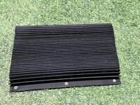 Milling Machine Bellow Cover - High-grade Fr 01 Fabric, 900 Gsm, Black Color | High Tensile Strength, Dust Proof, Cylindrical Design