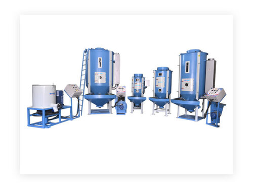 Blue And White Plastic Granules Mixer Machine