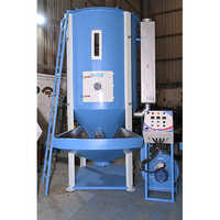 White And  Blue Vertical Mixer Dryer Machine
