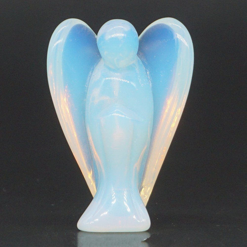 Natural India Agate Gemstone Angel