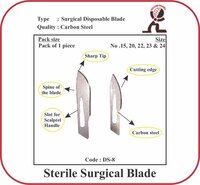 Sterile Surgical Blade- 20 No - Application: Hospital