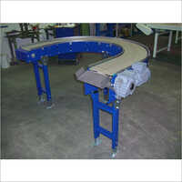 Blue 90 Radius Modular Conveyor