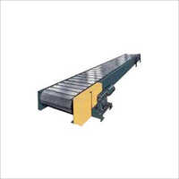 Heavy Duty Slat Chain Conveyor - Mild Steel, 20 Feet Length, Oil Resistant, Grey Color | 100 Kg Load Capacity, Manual Operation, 220-240 Volt