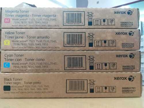 Xerox WC7525 7535 CMYK Color Toner Cartridge