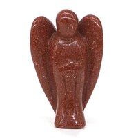 Natural Red Agate Gemstone Angel