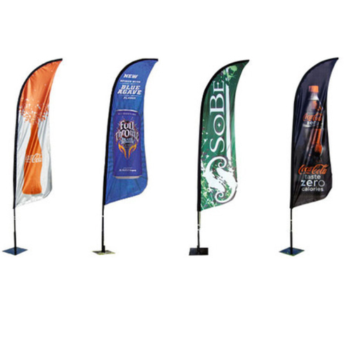 Shark Fin Flags Banner