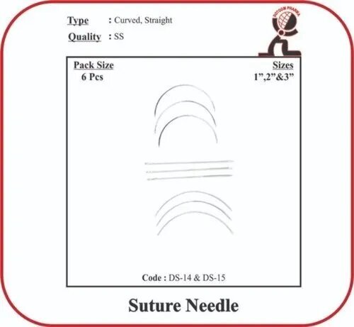Suture Needle Straight