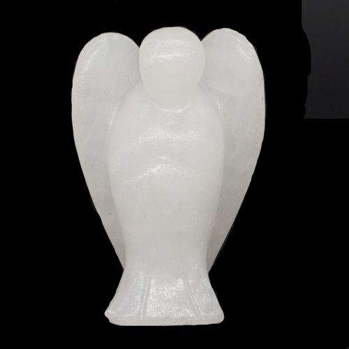 Natural White Jade Gemstone Angel