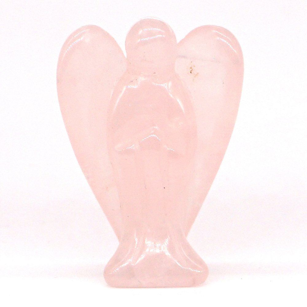 Natural White Jade Gemstone Angel