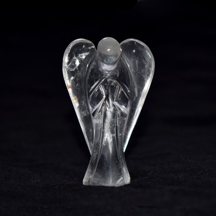 Natural White Jade Gemstone Angel