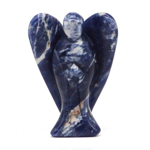 Natural Blue Sodalite Gemstone Angel