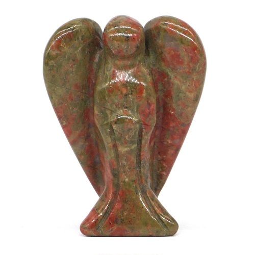 Natural Unakite Stone Gemstone Angel